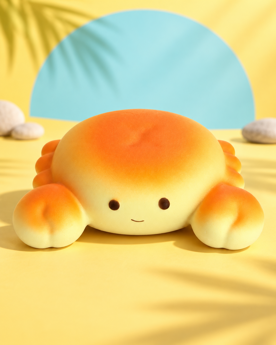 Kawaii Bread Crab Squishy – Cute Soft Squeeze Sensory Fidget Toy