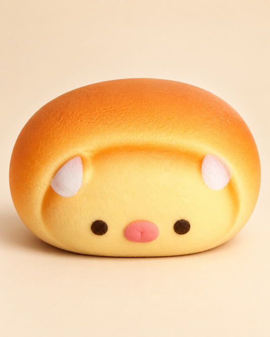 Kawaii Pig Bread Squishy Toy – Cute Bakery-Themed Sensory Fidget