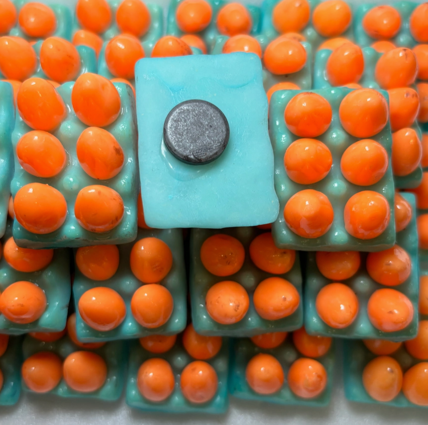 Mini Egg Carton Fridge Magnet – Colorful Fake Food Kitchen Décor