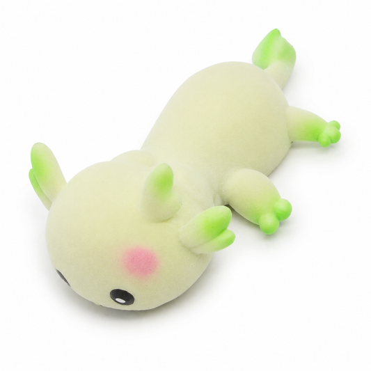 Axolotl Soft Plush Squishy Sensory Toy - Animal Squishies Stress Relief Toys, Kawaii Collectibles, Smiling Face Design, Anxiety Reduction, Fun Fidget Gift for Axolotl Lovers, Sensory Play Support