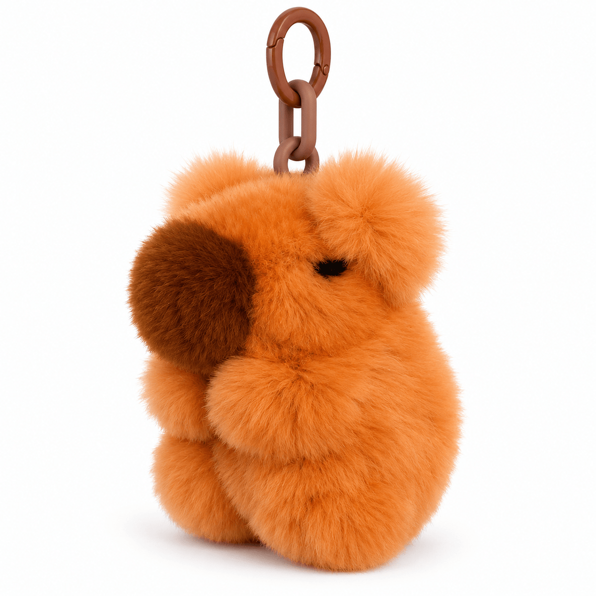 Fluffy Capybara Plush Keychain and Bag Charm - Hiitzchrissy's Eclectic Fun Finds