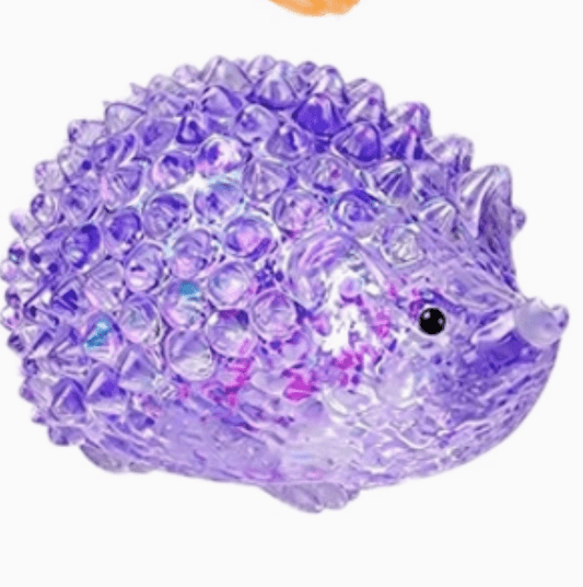 Glitter Hedgehog Squishy – Sensory Stress Relief Toy - Hiitzchrissy's Eclectic Fun Finds