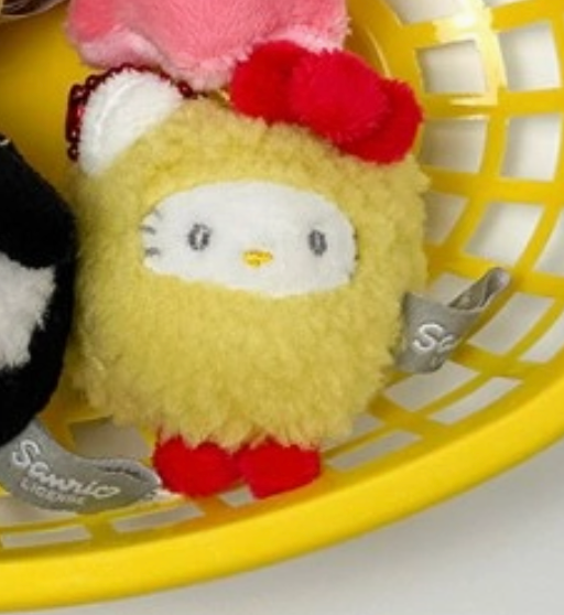 Hello Kitty Tempura Plush Keychain – Kawaii Sanrio Bag Charm