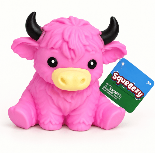 Highland Cow Squishy Sensory Squeeze Toy - Hiitzchrissy's Eclectic Fun Finds