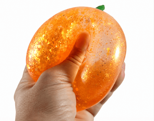 Pumpkin Glitter Squishy - Hiitzchrissy's Eclectic Fun Finds