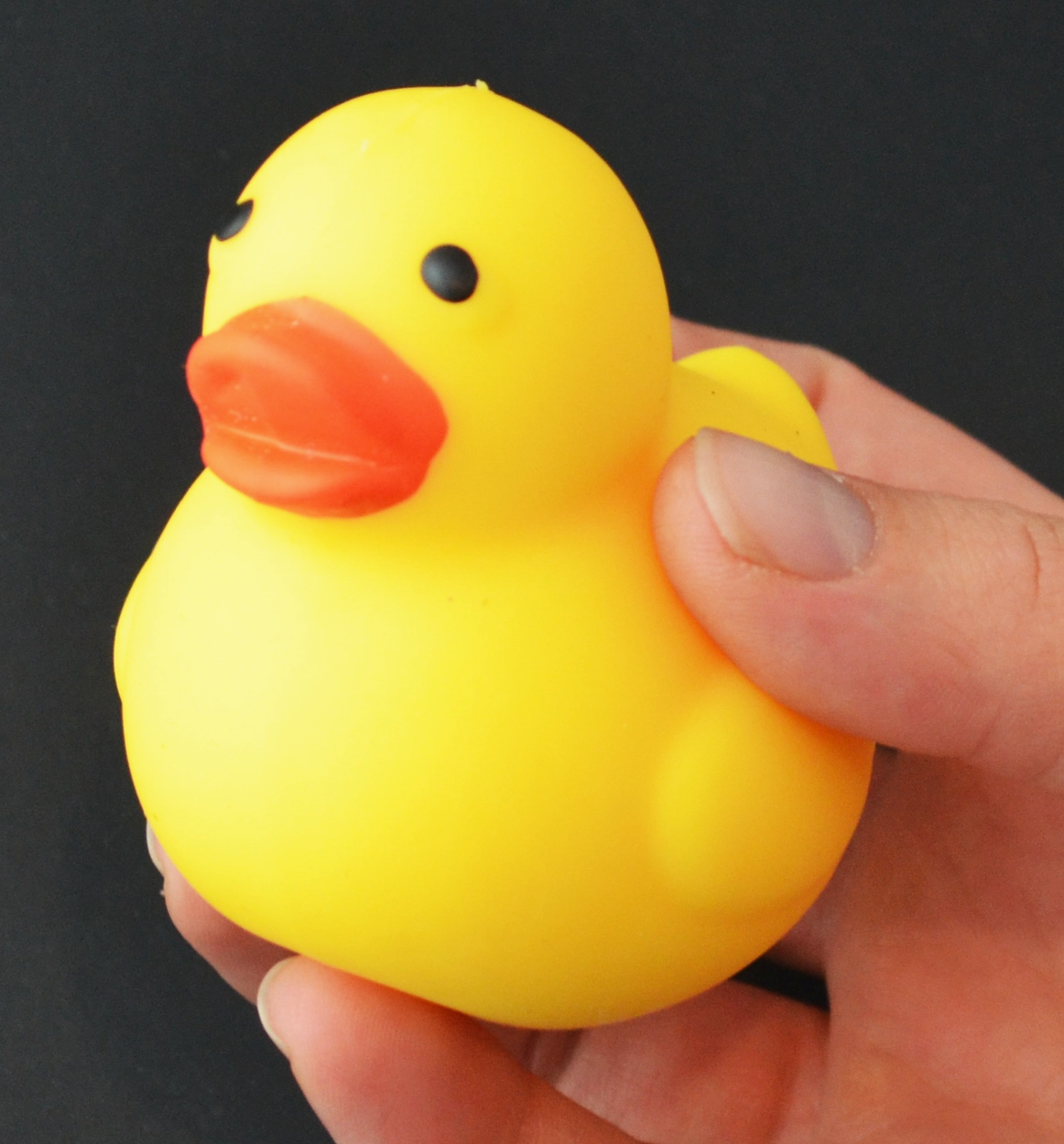 Yellow Duck Squishy Stress Ball – Cute Rubber Duck Sensory Fidget Toy