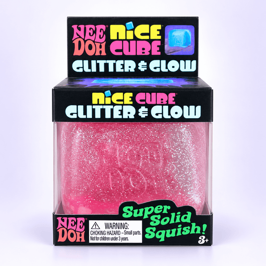 Schylling NeeDoh Nice Cube Sensory Squishy Toy – Original or Glitter & Glow - Hiitzchrissy's Eclectic Fun Finds