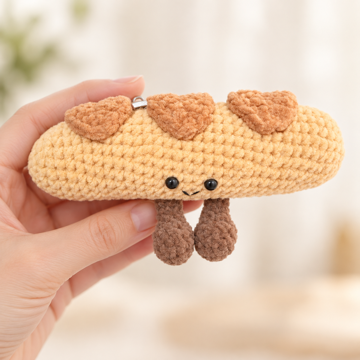 Handmade Crochet Kawaii Plush Keychain and Bag Charm