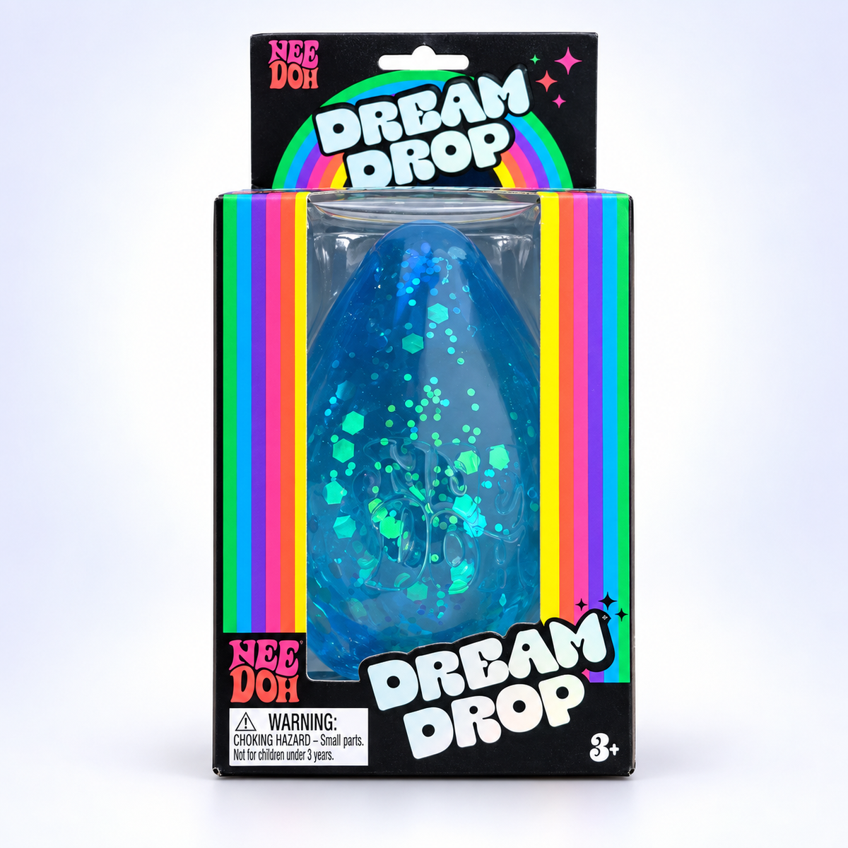 Schylling NeeDoh Dream Drop Glitter Sensory Squeeze Toy