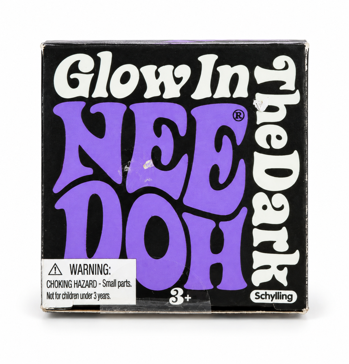 Schylling NeeDoh Glow in the Dark Groovy Glob Sensory Squeeze Toy