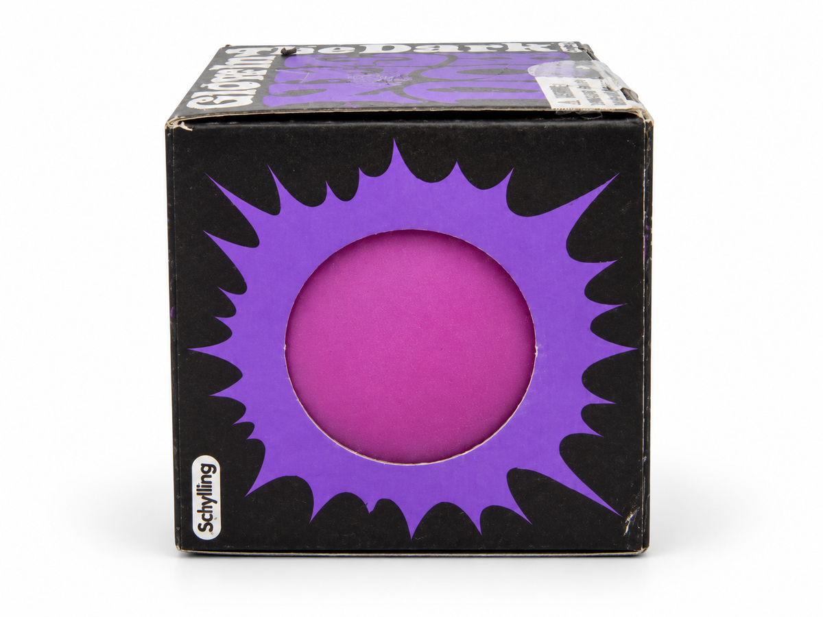 Schylling NeeDoh Glow in the Dark Groovy Glob Sensory Squeeze Toy