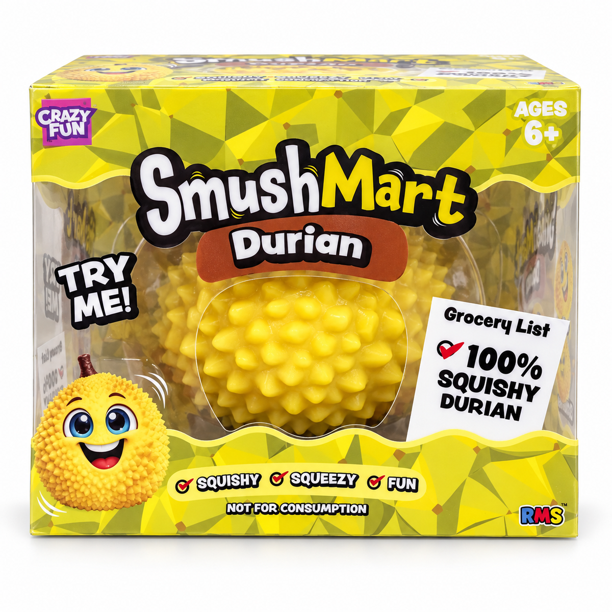 Crazy Fun SmushMart Durian Squishy Toy