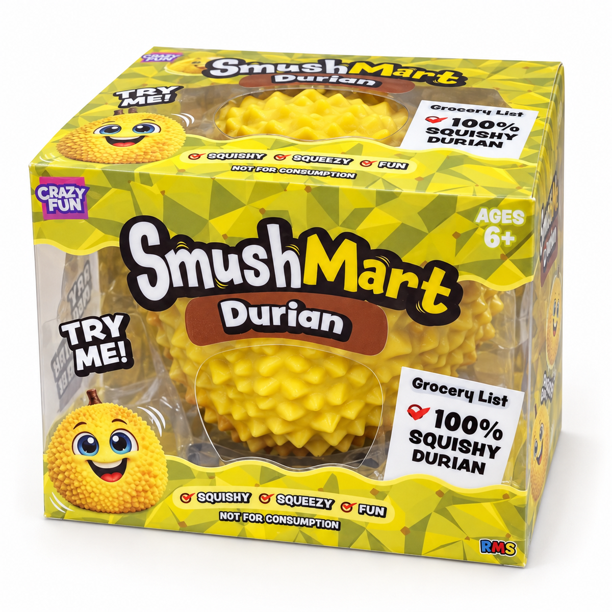 Crazy Fun SmushMart Durian Squishy Toy