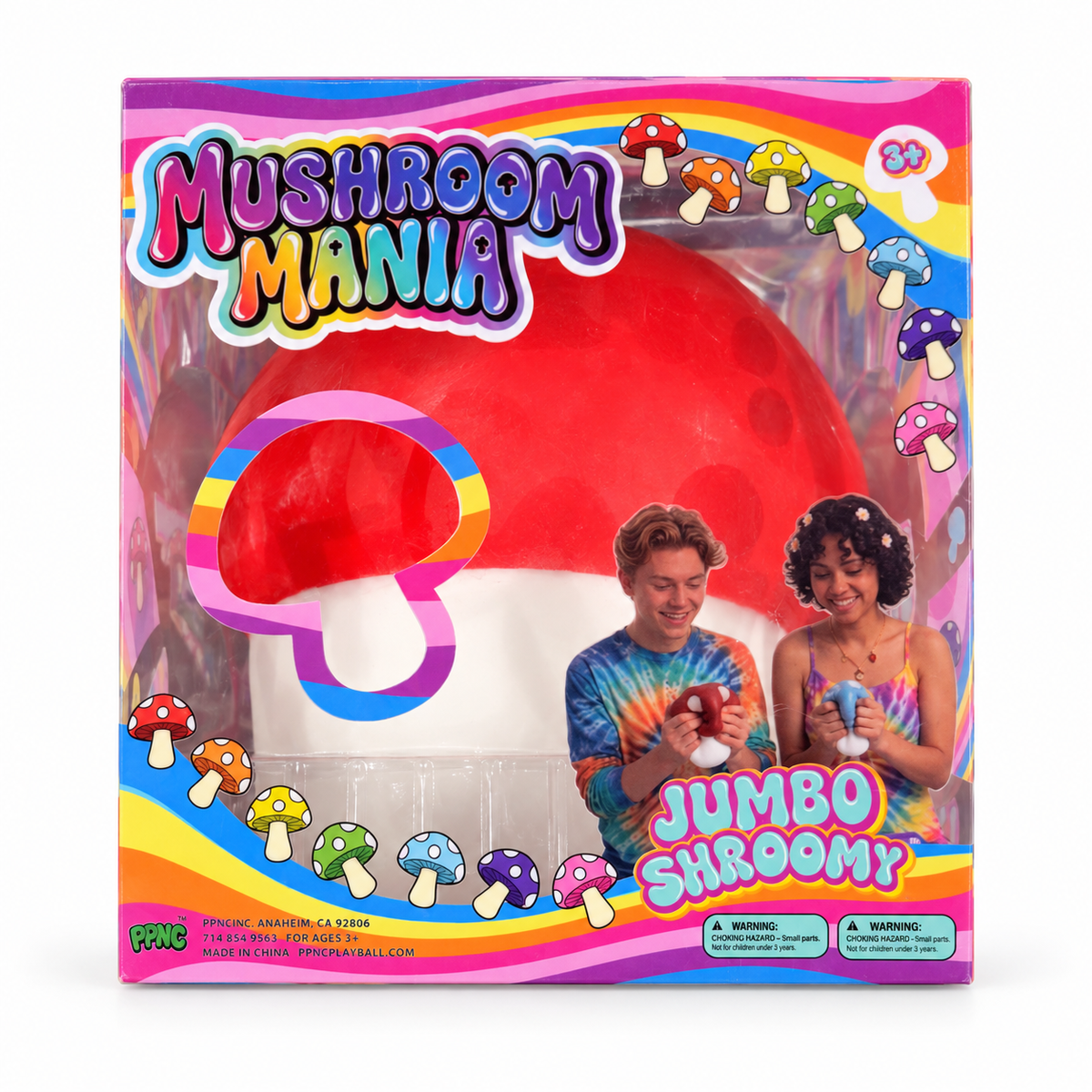 Mushroom Mania Jumbo Shroomy Squishy