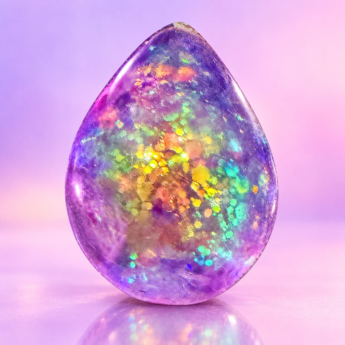 Glitter Squishy Duck Sensory Fidget Toy - Stress Relief Desk Toy, Kawaii Unbranded Party Prize, One Size