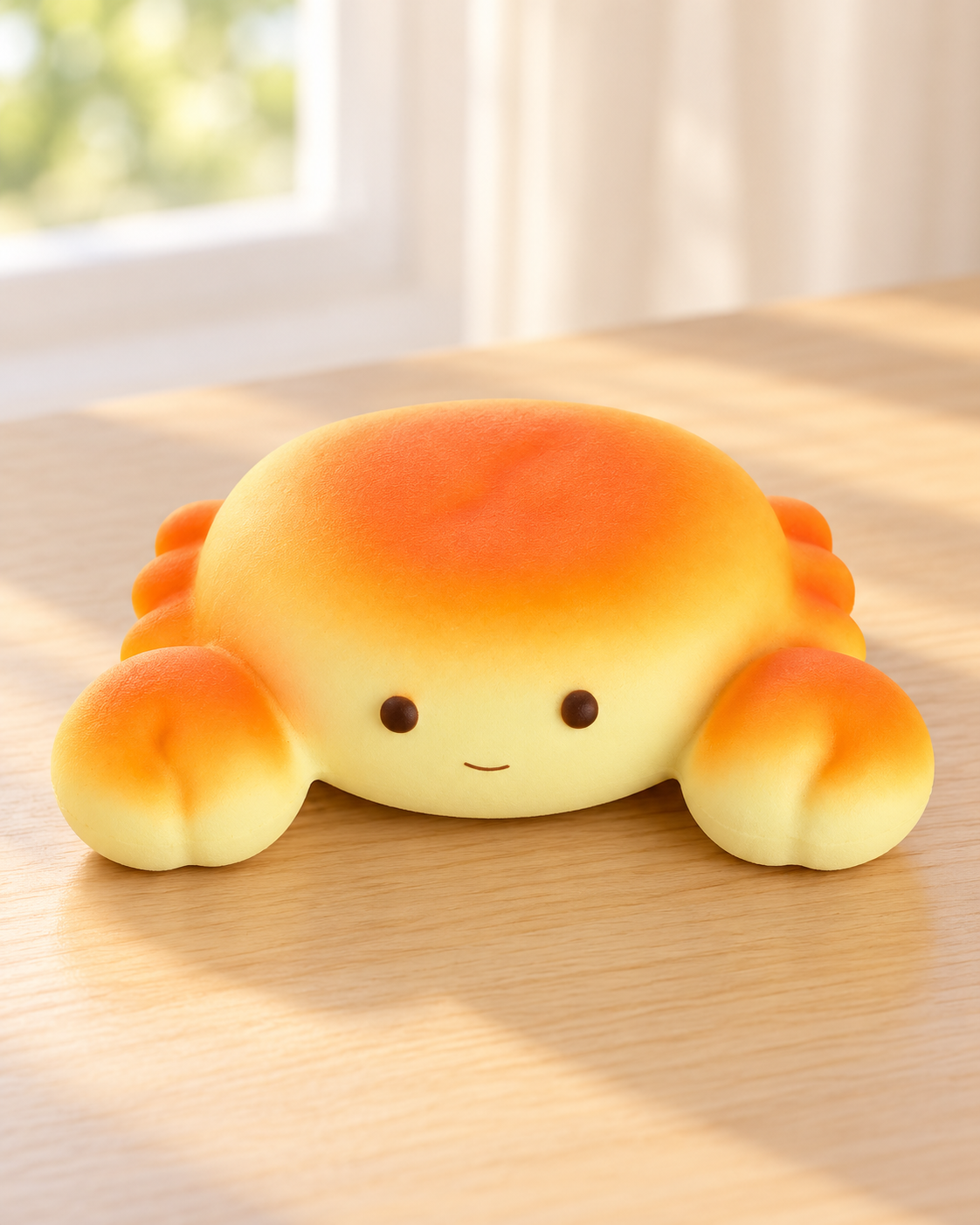 Kawaii Bread Crab Squishy – Cute Soft Squeeze Sensory Fidget Toy