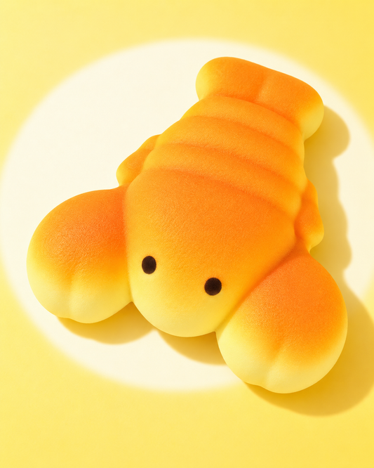 Kawaii Bread Lobster Squishy Toy – Cute Bakery-Themed Sensory Fidget