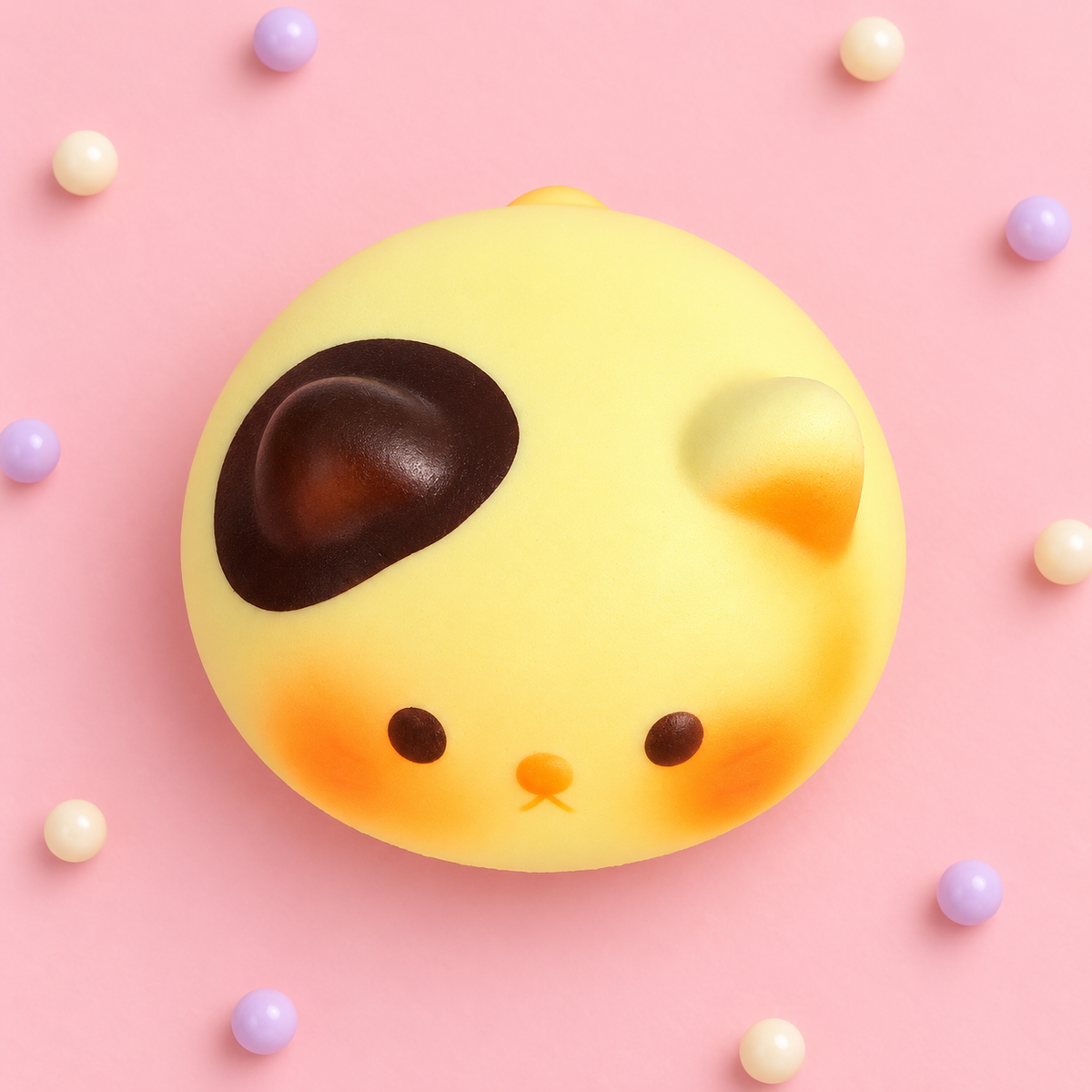 Kawaii Cat Bread Squishy – Cute Soft Squeeze Toy and Stress-Relief Fidget