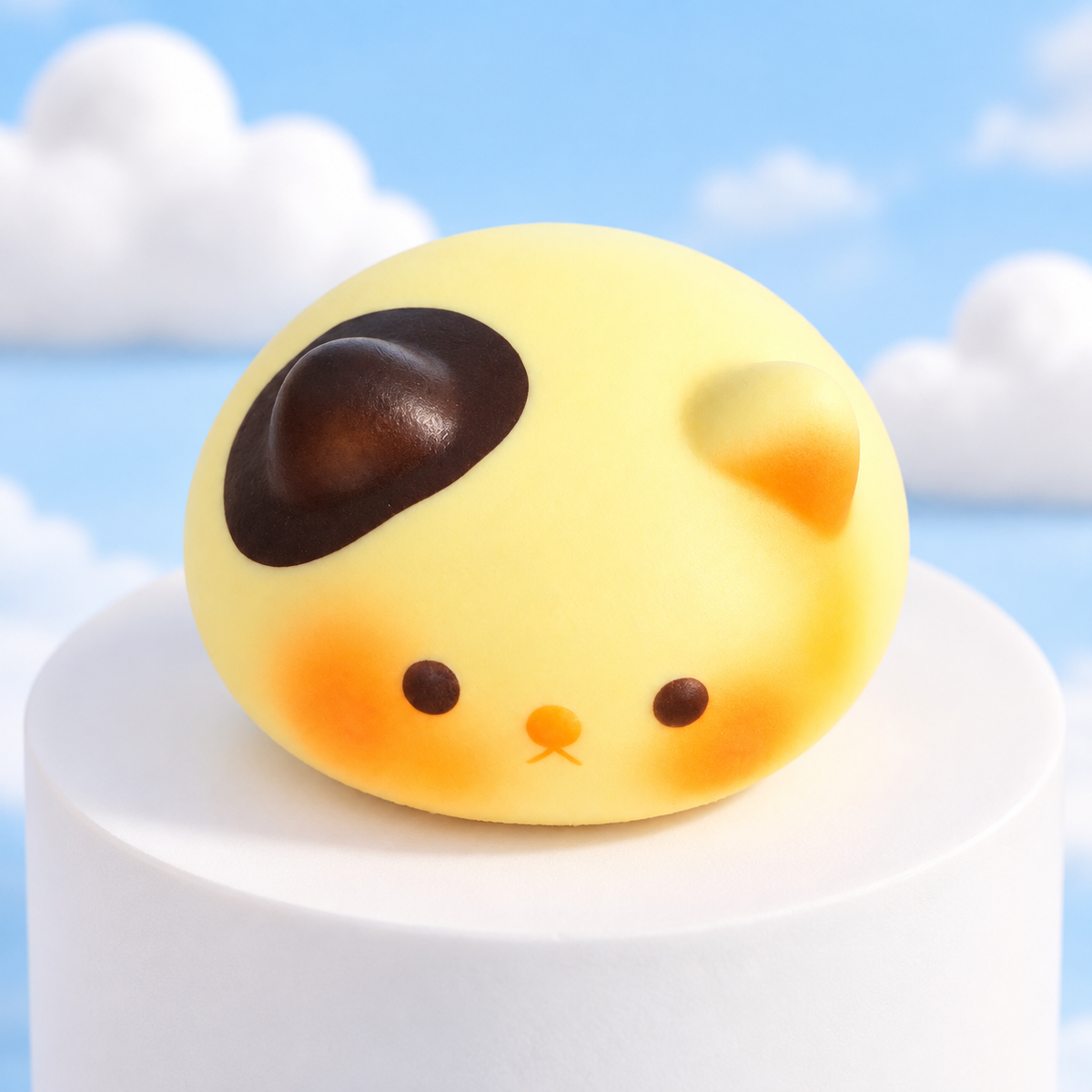 Kawaii Cat Bread Squishy – Cute Soft Squeeze Toy and Stress-Relief Fidget