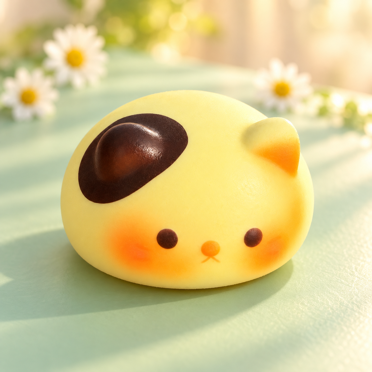 Kawaii Cat Bread Squishy – Cute Soft Squeeze Toy and Stress-Relief Fidget