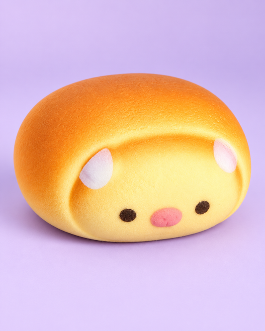 Kawaii Pig Bread Squishy Toy – Cute Bakery-Themed Sensory Fidget