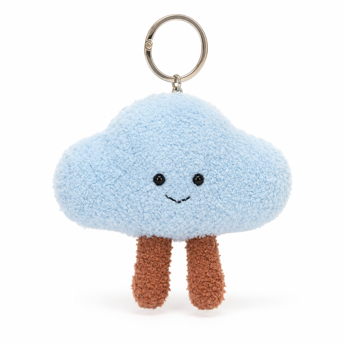Crochet Cloud Keychain