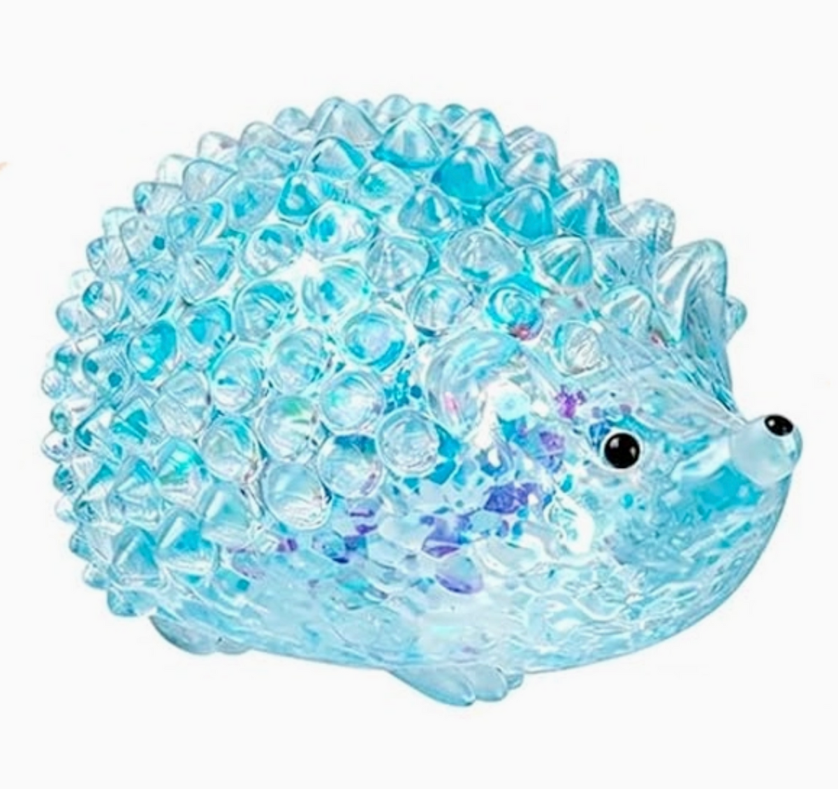 Kawaii Spark Glitter-Fill Adorable Hedgehog Squishy Toy
