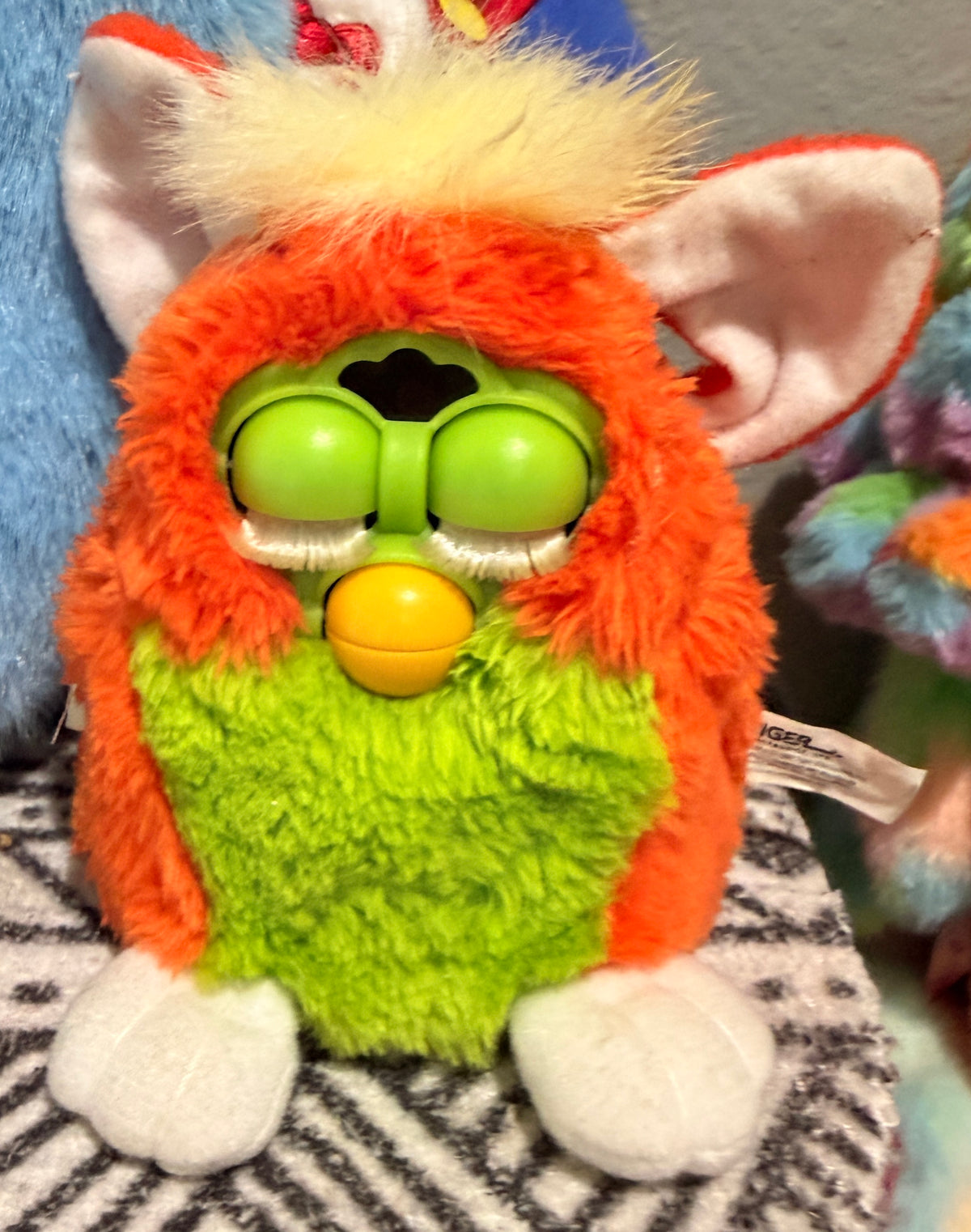 Original Furby - Orange/Green.  Yes it still works!