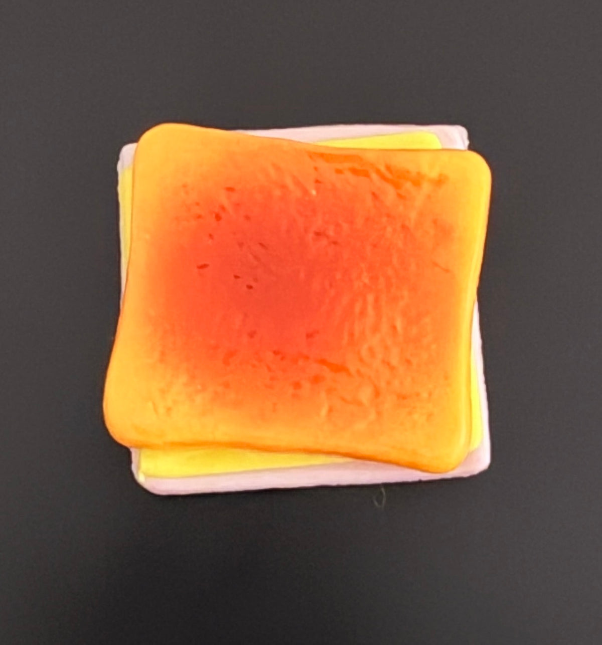 Mini Toasted Ham and Cheese Sandwich Fridge Magnet – Realistic Fake Food Kitchen Decor