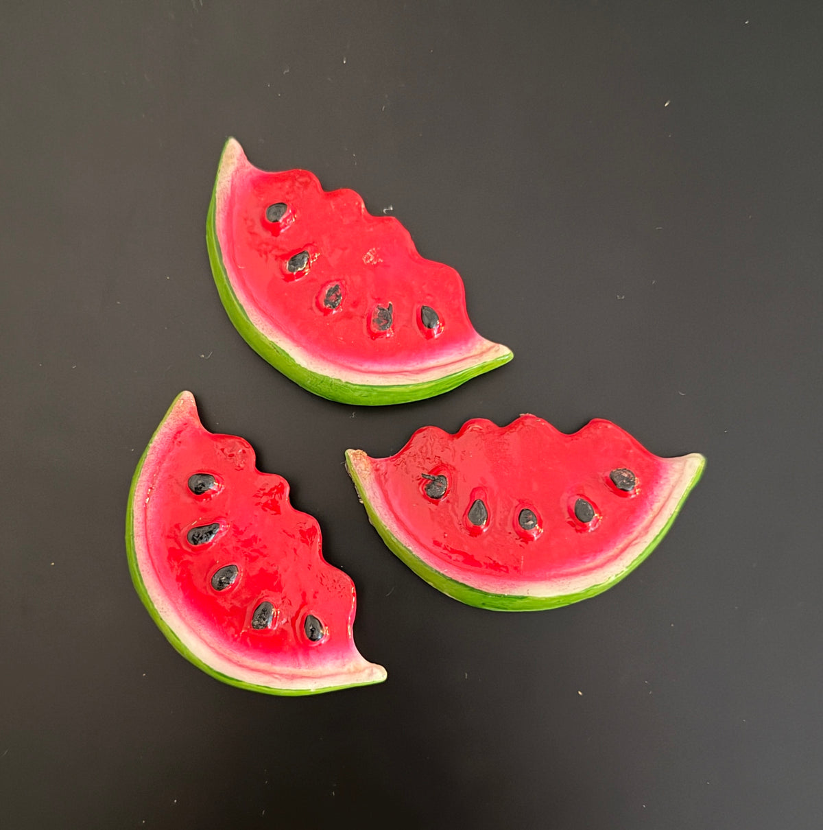 Bitten Watermelon Slice Fridge Magnet – Realistic Fruit Decor