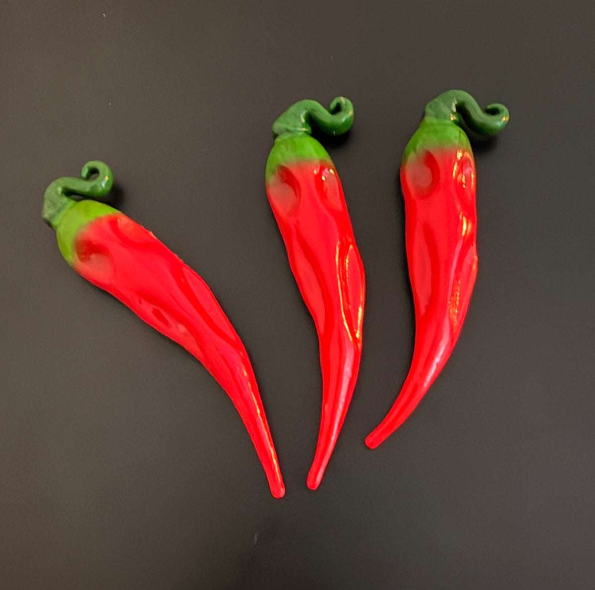 Glossy Realistic Chili Vegetable Refrigerator Magnet