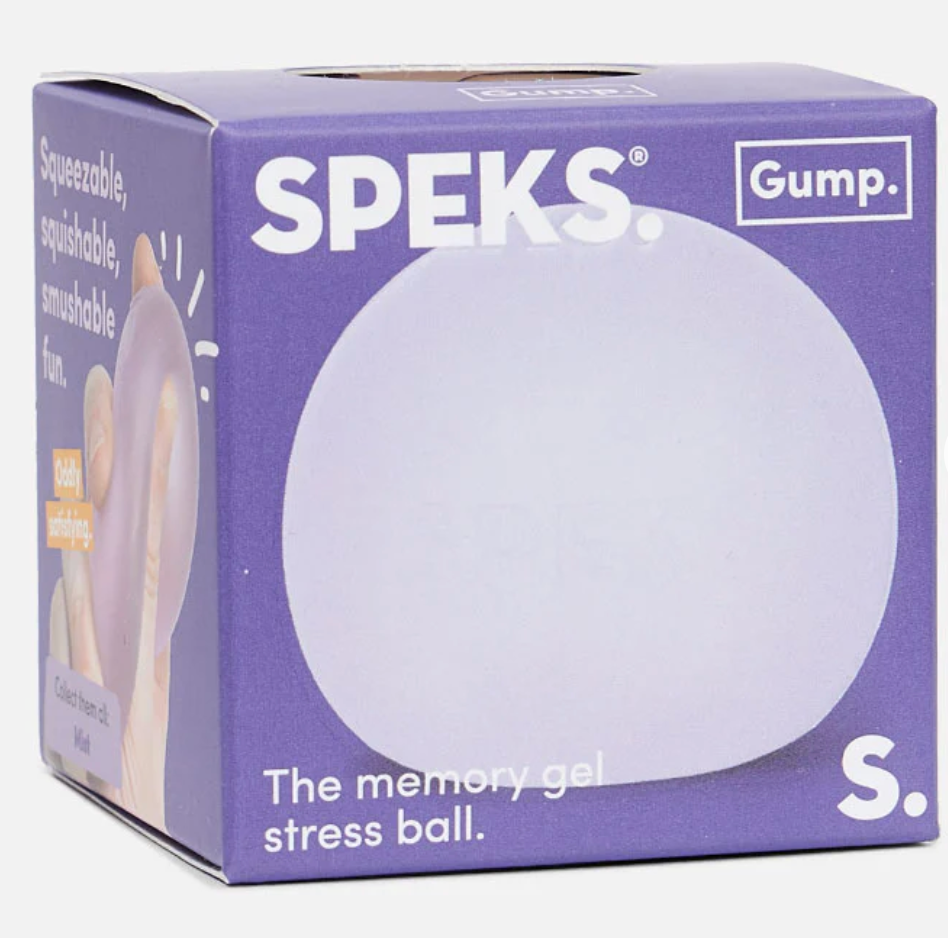 Speks GUMP Soft Stress Ball - Squishy Sensory Play Toy, Oddly Satisfying Fidget, Soft Touch Sensory Friendly Calming Tool for Anxiety Relief (Speks Classic Novelty Toy)
