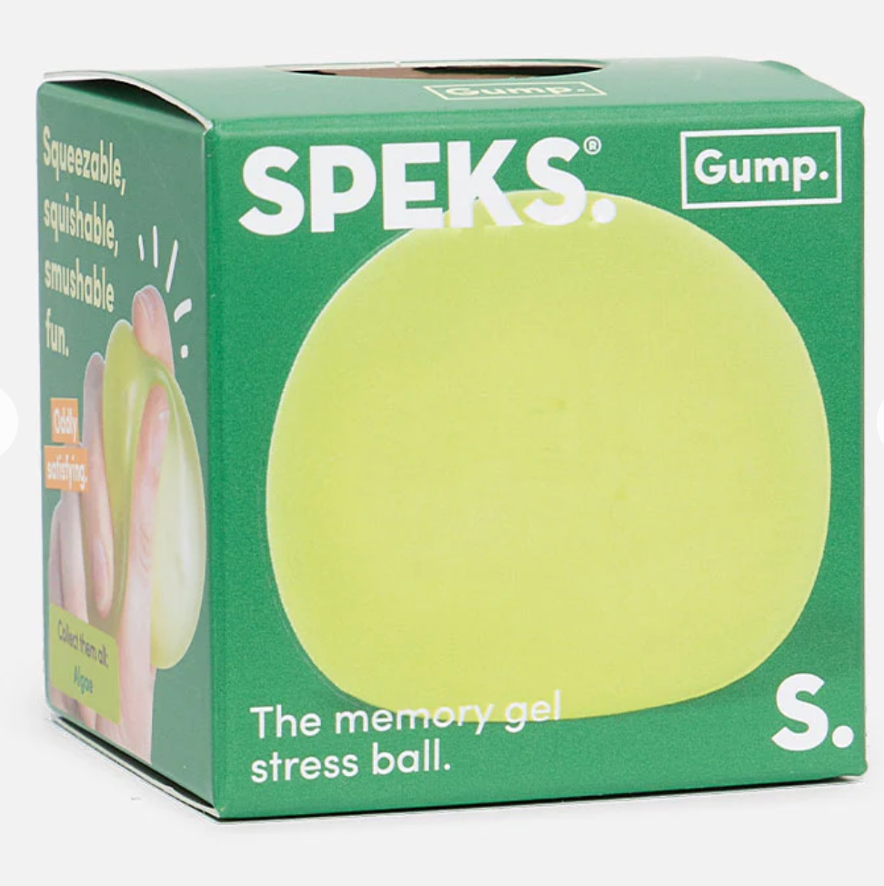 Speks GUMP Soft Stress Ball - Squishy Sensory Play Toy, Oddly Satisfying Fidget, Soft Touch Sensory Friendly Calming Tool for Anxiety Relief (Speks Classic Novelty Toy)