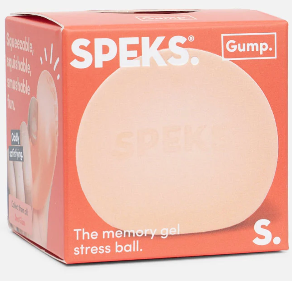 Speks GUMP Soft Stress Ball - Squishy Sensory Play Toy, Oddly Satisfying Fidget, Soft Touch Sensory Friendly Calming Tool for Anxiety Relief (Speks Classic Novelty Toy)