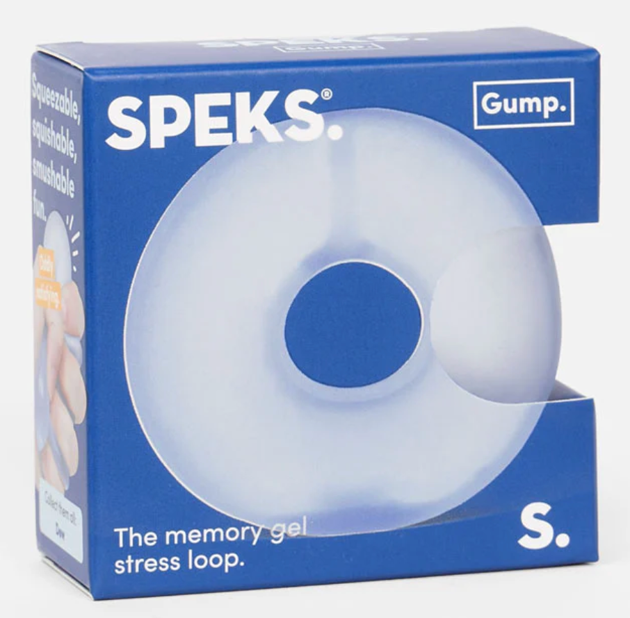 SPEKS Donut-Shaped Fidget Toy - Soft, Satisfying Squish, Compact Anxiety Relief Toy for 12 Years Above squishy stress, Squishies Toys, Velvet-Like, Fidget Toys, Sensory Fidget Stress Relief Toys