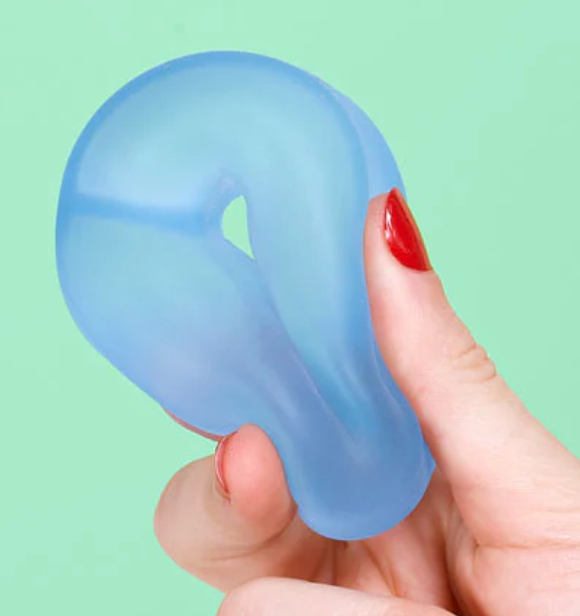 SPEKS Donut-Shaped Fidget Toy - Soft, Satisfying Squish, Compact Anxiety Relief Toy for 12 Years Above squishy stress, Squishies Toys, Velvet-Like, Fidget Toys, Sensory Fidget Stress Relief Toys