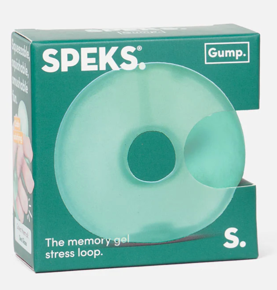 SPEKS Donut-Shaped Fidget Toy - Soft, Satisfying Squish, Compact Anxiety Relief Toy for 12 Years Above squishy stress, Squishies Toys, Velvet-Like, Fidget Toys, Sensory Fidget Stress Relief Toys