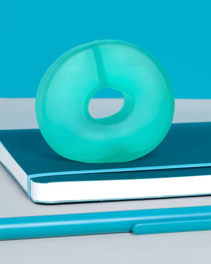 SPEKS Donut-Shaped Fidget Toy - Soft, Satisfying Squish, Compact Anxiety Relief Toy for 12 Years Above squishy stress, Squishies Toys, Velvet-Like, Fidget Toys, Sensory Fidget Stress Relief Toys