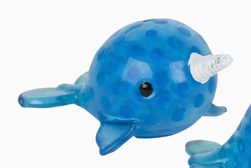 Mini Ocean Narwhal Cute Blue Orbeez Squishy