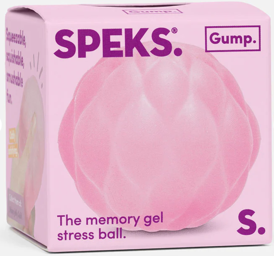 Speks GUMP Soft Stress Ball - Squishy Sensory Play Toy, Oddly Satisfying Fidget, Soft Touch Sensory Friendly Calming Tool for Anxiety Relief (Speks Classic Novelty Toy)