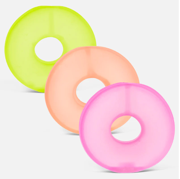 Authentic Speks Gump Loop Shape Memory Gel Stress Relief Toy - Warmth 3-Pack Unisex Classic Novelty Tool for Focus Enhancement