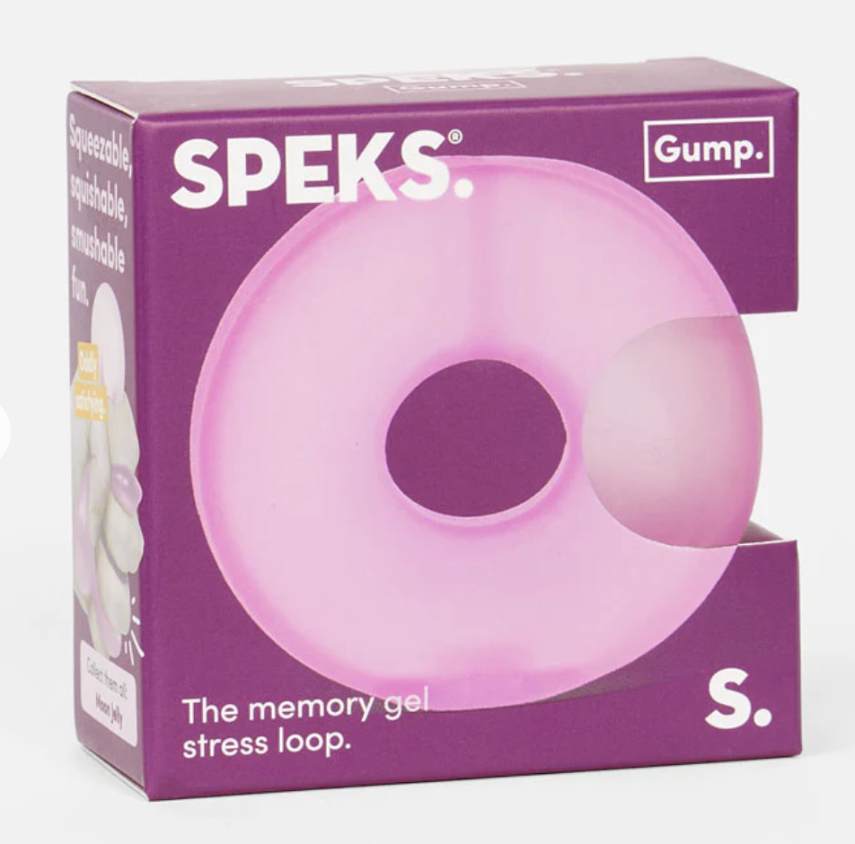 SPEKS Donut-Shaped Fidget Toy - Soft, Satisfying Squish, Compact Anxiety Relief Toy for 12 Years Above squishy stress, Squishies Toys, Velvet-Like, Fidget Toys, Sensory Fidget Stress Relief Toys