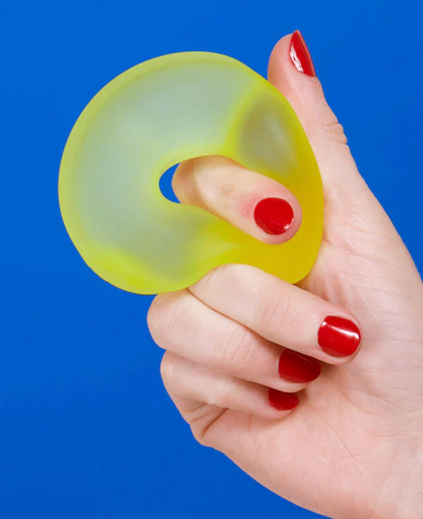 SPEKS Donut-Shaped Fidget Toy - Soft, Satisfying Squish, Compact Anxiety Relief Toy for 12 Years Above squishy stress, Squishies Toys, Velvet-Like, Fidget Toys, Sensory Fidget Stress Relief Toys