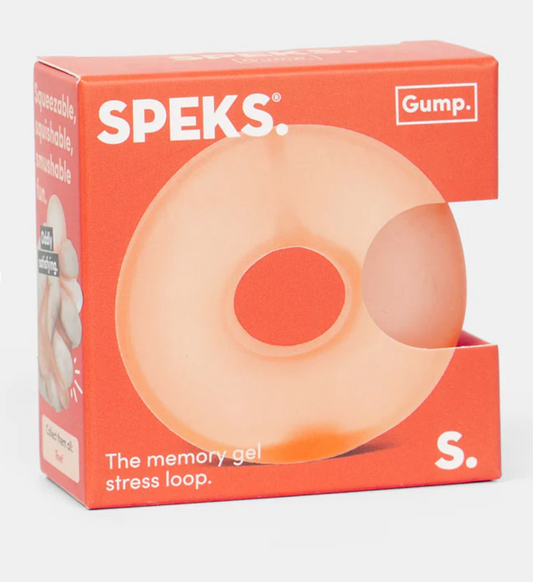 SPEKS Donut-Shaped Fidget Toy - Soft, Satisfying Squish, Compact Anxiety Relief Toy for 12 Years Above squishy stress, Squishies Toys, Velvet-Like, Fidget Toys, Sensory Fidget Stress Relief Toys