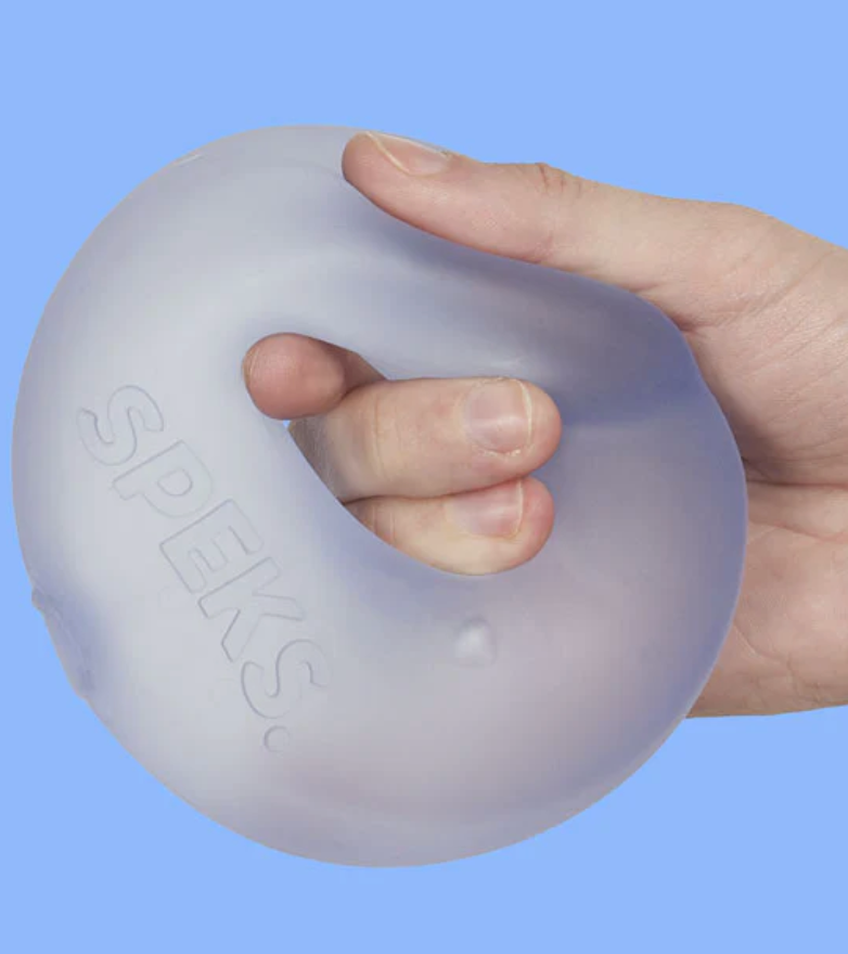 SPEKS Donut-Shaped Fidget Toy - Soft, Satisfying Squish, Compact Anxiety Relief Toy for 12 Years Above squishy stress, Squishies Toys, Velvet-Like, Fidget Toys, Sensory Fidget Stress Relief Toys