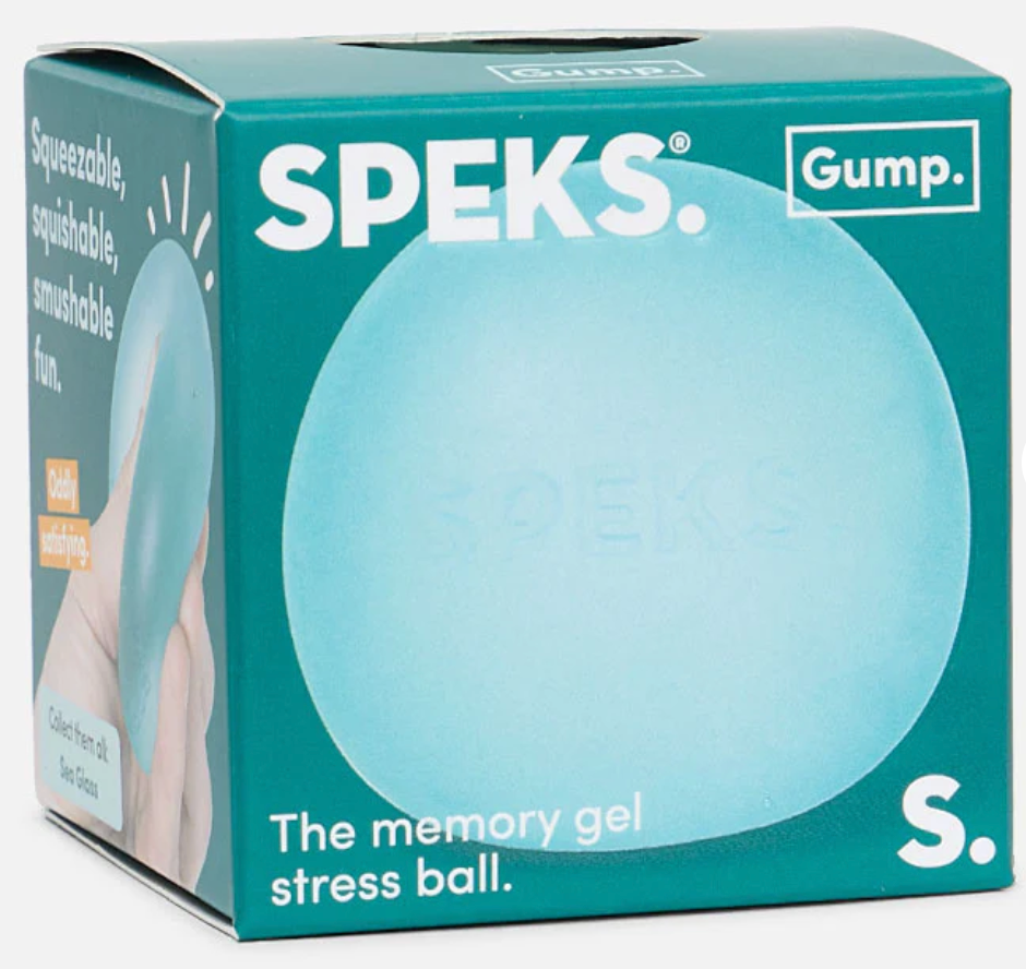 Speks GUMP Soft Stress Ball - Squishy Sensory Play Toy, Oddly Satisfying Fidget, Soft Touch Sensory Friendly Calming Tool for Anxiety Relief (Speks Classic Novelty Toy)