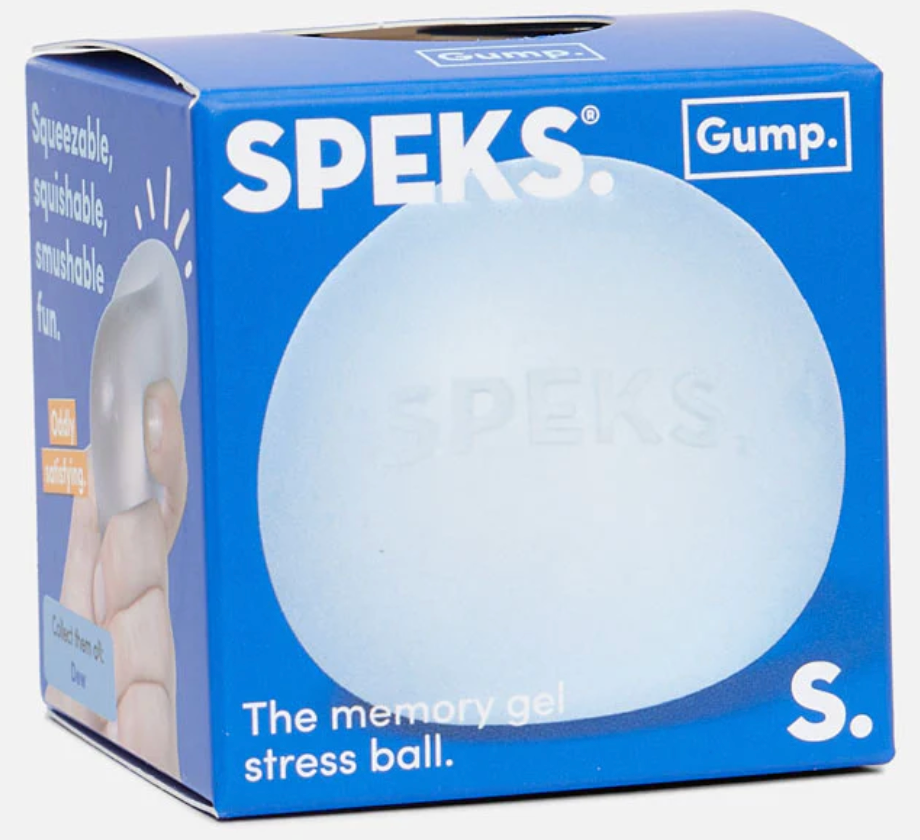 Speks GUMP Soft Stress Ball - Squishy Sensory Play Toy, Oddly Satisfying Fidget, Soft Touch Sensory Friendly Calming Tool for Anxiety Relief (Speks Classic Novelty Toy)
