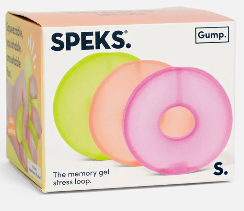 Authentic Speks Gump Loop Translucent Ring Shape Memory Gel Stress Reliever Toy - Sensory Product