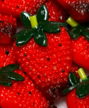 Juicy Strawberry 3D Refrigerator Magnet