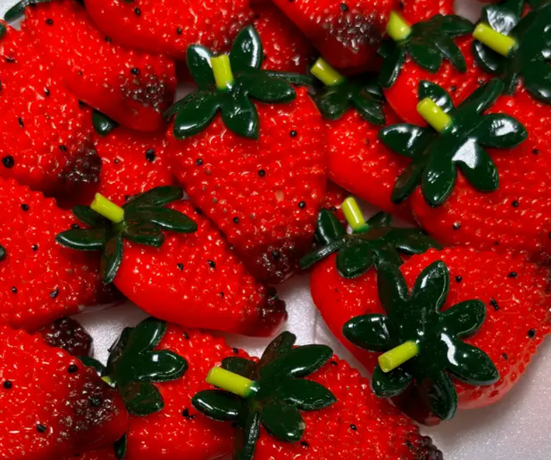 Juicy Strawberry 3D Refrigerator Magnet